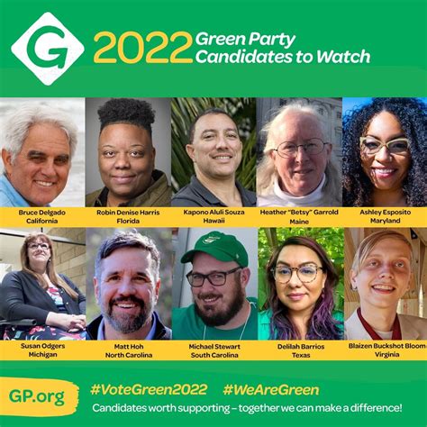 2022 Green Party candidates to watch with campaign highlights - www.gp.org