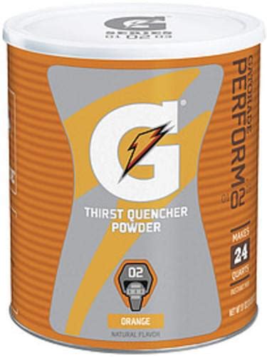 Gatorade Orange Sports Drink Powder - 51 oz, Nutrition Information | Innit