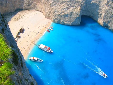 Travel and Tourism: Navagio Beach Greece Tourist Place Images