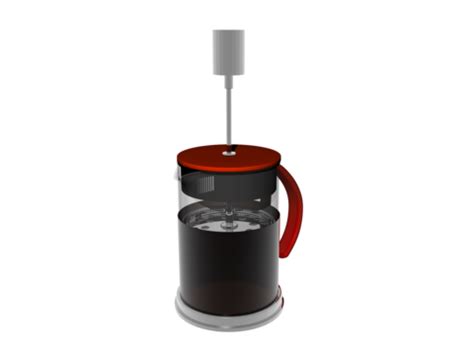 Simple Glass Coffee Machine Jug, Lid, Spout, Hot Drink PNG Transparent Image and Clipart for ...