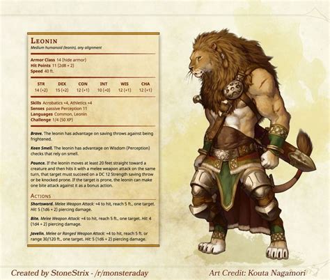 DnD 5e Homebrew — Humanoids by Stonestrix... | Dungeons and dragons ...