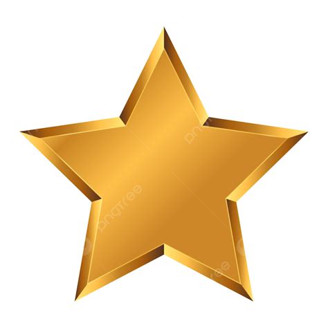 Shining Gold Star Clipart