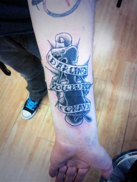 Darling You'll Be Okay - Pierce the Veil tattoo | Tattoos, All time low tattoo, Piercing tattoo