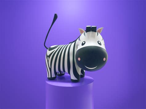 Zebra 3D by Novak Jovanovic on Dribbble