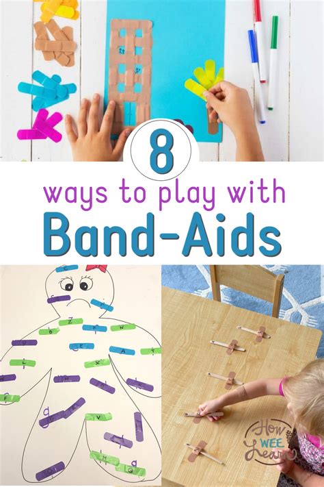 Play and Learn with Bandaid Art and Activities for Kids! - How Wee Learn