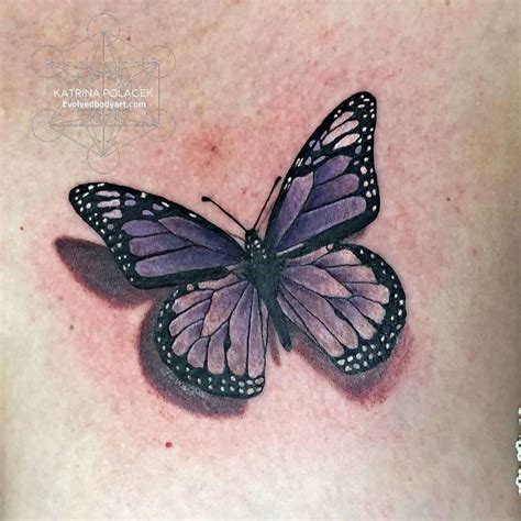 Top 61 Best Purple Butterfly Tattoo Ideas - [2021 Inspiration Guide]