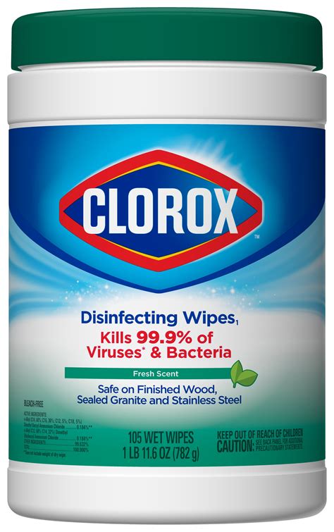 Clorox Disinfecting Wipes, Bleach Free Cleaning Wipes - Fresh Scent - 105 ct - Walmart.com