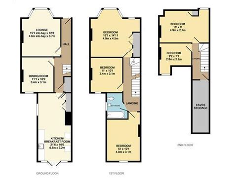 Victorian Terraced House Floor Plan