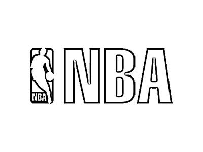 National Basketball Association NBA Logo Sketch - Image Sketch