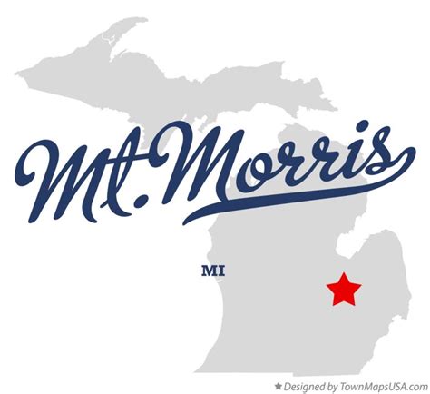 Map of Mt.Morris, MI, Michigan