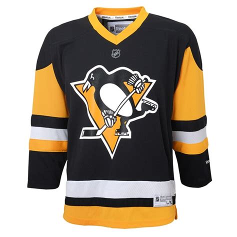 Youth Pittsburgh Penguins Reebok Black Replica Alternate Custom Jersey ...