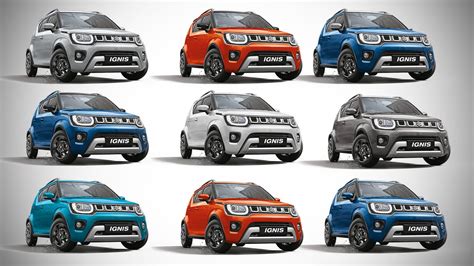 2020 Maruti Suzuki Ignis BS-6 - All Colour Options - Images | AUTOBICS - YouTube