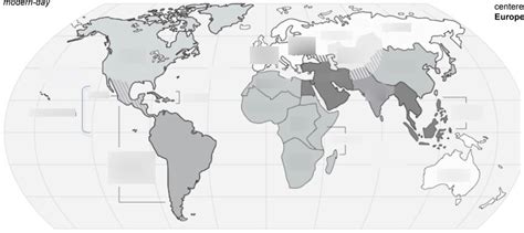 AP World History Map Regions Part 4 Diagram | Quizlet