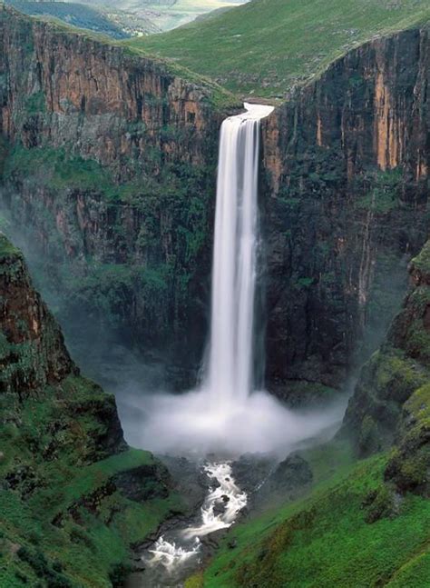 Maletsunyane Falls, Lesotho | travel the world | Pinterest