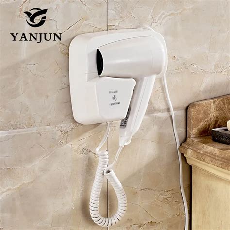 YANJUN Professional Hotel Bathroom Two Wall Mounted Hair dryer Hair ...