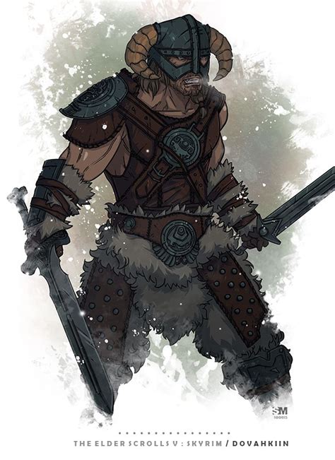 Skyrim Dovahkiin by Brokennoah | Elder scrolls v skyrim, Skyrim art ...