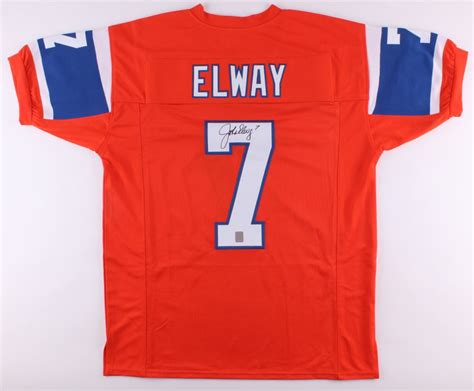 John Elway Signed Broncos Throwback Jersey (Elway Hologram)