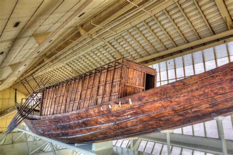 The Khufu Ship, Giza Solar Boat Museum, Great Pyramids of Giza, UNESCO ...