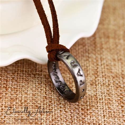 Nathan Drake Necklace Sic Parvis Magna Ring Necklace - Etsy