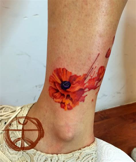 50 Gorgeous Poppy Tattoo Designs