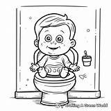 Potty Training Coloring Pages  Free & Printable sketch template