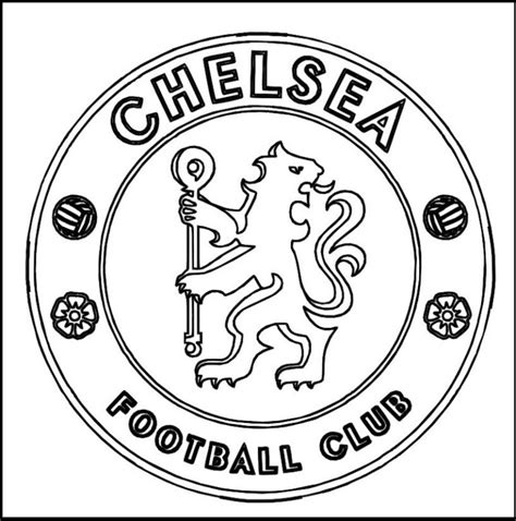 Soccer Logo Club Coloring Pages for Kids and Adults - Coloring Pages