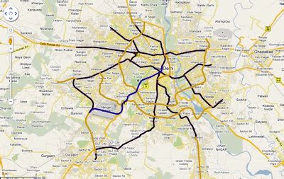 Delhi Metro Phase III planned routes map | Chasing the Metro