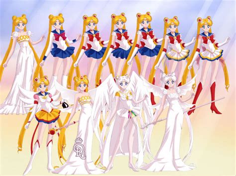 Sailor Moon Forms by snowbeam12 on DeviantArt