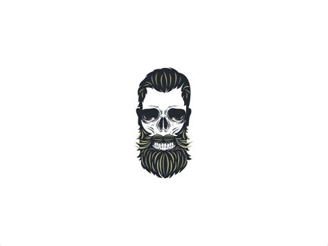 Bearded Skull Icon. by Smartian Lab on Dribbble