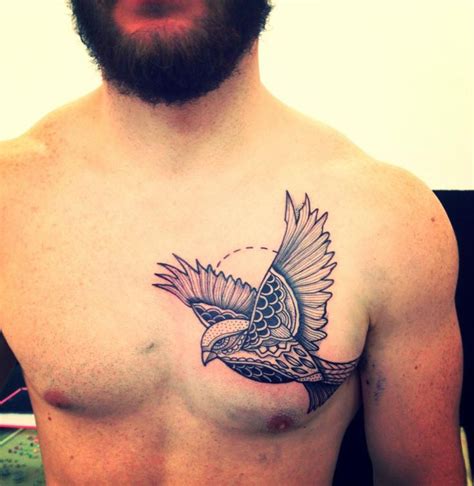 First tattoo, hawk on the chest by Ishishi at the electric texta, NSW, AU | Tattoos, First ...