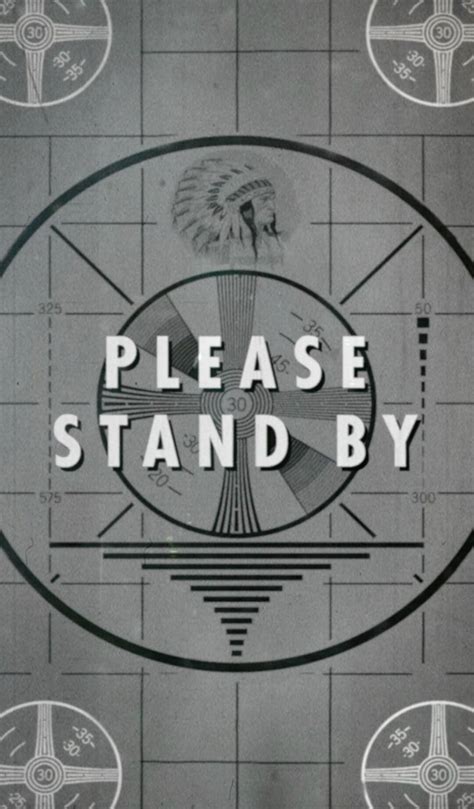 Download Vintage Please Stand By Television Screen Wallpaper ...