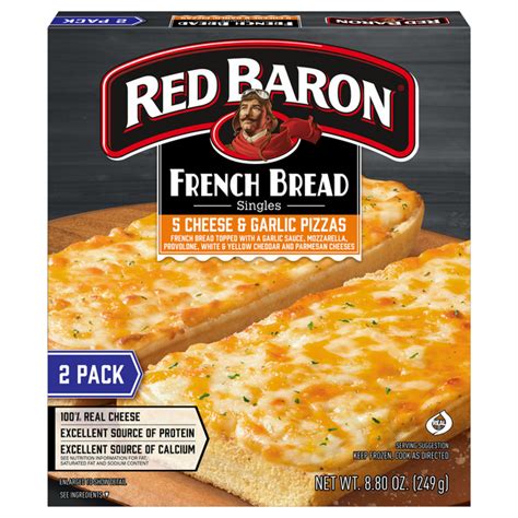 Save on Red Baron Singles French Bread Pizza 5 Cheese & Garlic - 2 ct ...