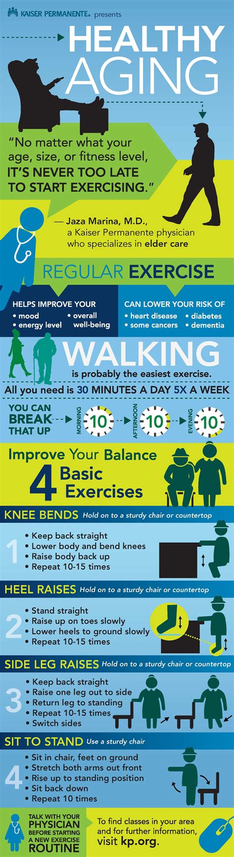 Four Basic Exercises to Help Older Adults Improve Strength and Balance | Healthy aging, Senior ...