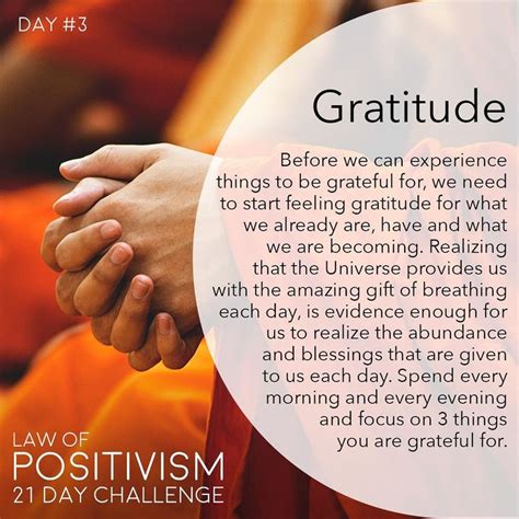 Day 3 - Each and every morning, I practice gratitude and intention setting. I always state ...