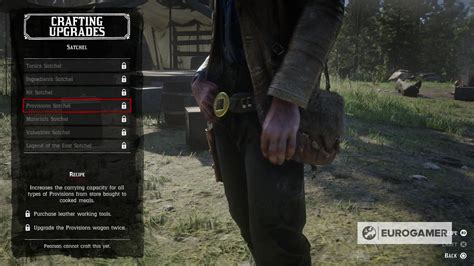 Red Dead Redemption 2 satchel upgrades and how to get the best satchel | Eurogamer.net