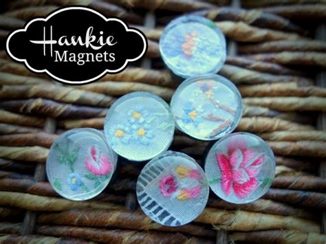 Easy DIY Craft: Glass Marble Magnets - Home Decor And Crafts With Handkerchiefs And Linens