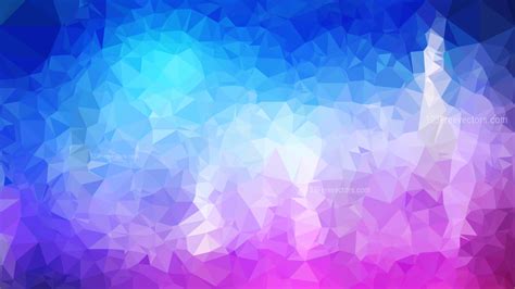 Pink and Blue Polygonal Abstract Background Design Vector Illustration