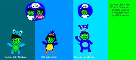 PBSK Digital Art: Baby Einstein Characters Part 5 by MAPSuperStar on DeviantArt