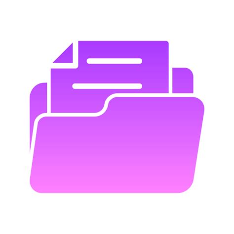 File explorer Generic Flat Gradient icon