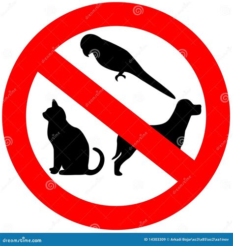 No Animals Allowed Royalty Free Stock Images - Image: 14303309