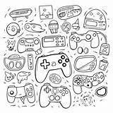 Video Game Coloring Pages sketch template