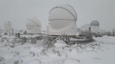 LOOK: Snow turns Sutherland Observatory into a winter wonderland