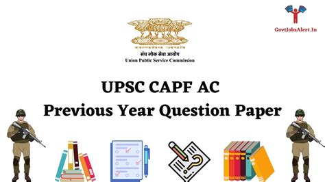 UPSC CAPF AC Previous Year Question Paper From 2014 To 2021 - Download Free Pdf