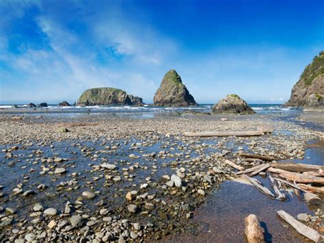 Whaleshead Beach, Curry County, Southern Oregon Stock Image - Image of ...