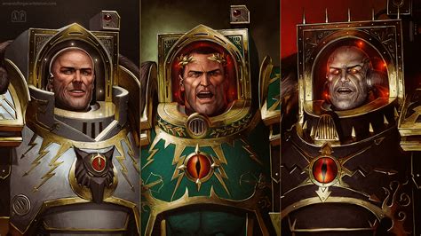 ArtStation - Evolution of Horus Lupercal