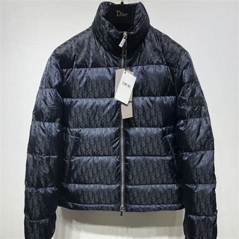 Dior Oblique Down Jacket Black Jacquard | Jackets, Down jacket, Puffer ...