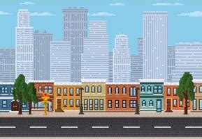 Pixel City Backgrounds