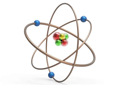 Model of the atom 2 3D model | CGTrader