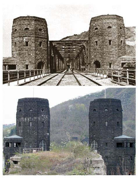 Troops Remagen and the Ludendorff Bridge in March of 1945. Gen. Hoge made decisive decision to ...