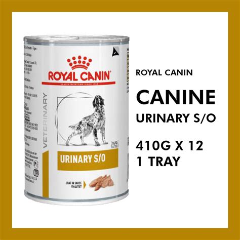 Royal Canin Veterinary Urinary S/O Canine Wet Dog Food 410g x 12 (1 ...